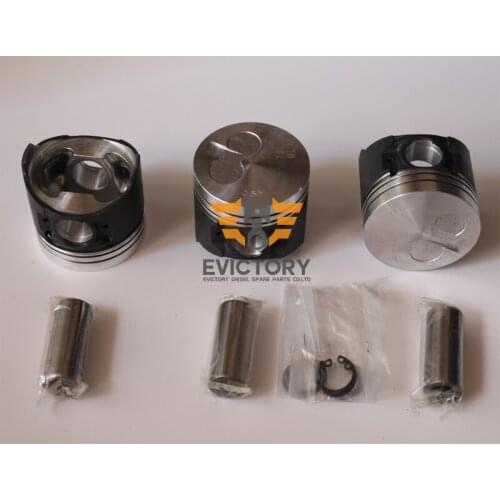 3TNV70 PISTON + CON ROD BEARING KIT CYLINDER HEAD GASKET