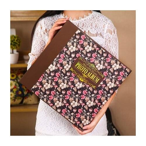 6 inch photo album insert type home large capacity 8 inch mixed large retro album