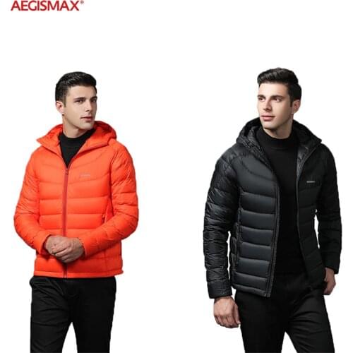AEGISNAX Mens 0utdoor Mountaineering Camping Thicken Keep Warm Portable Ultra-Light Down Jacket