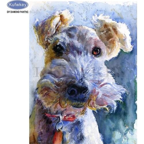 5d Diamond Embroidery,Full,DIY Diamond Painting terrier dog,Cross Stitch,Diamond Mosaic,Picture of Rhinestone,Diamant Home Decor