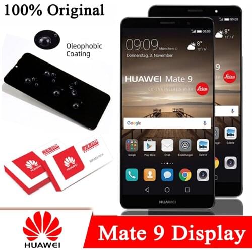 100% Original 5.9'' LCD with Frame for Huawei Mate 9 MHA-L29 AL09 AL00 Display Touch Screen Digitizer Repair Parts