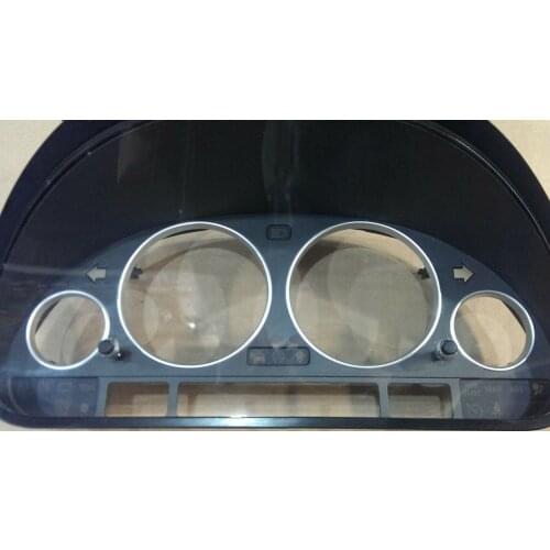 For BMW E38 E39 E53 X5 Dash Speedometer Gauge Cluster Panel Instrument Chrome Trim Rings