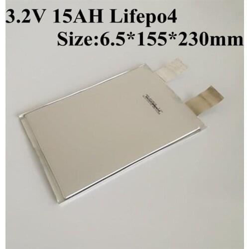 4pcs 3.2V 15AH Lifepo4 Cell Inverter Battery UPS Battery for Electric Motorcycle Mobile Energy Backup Power LED Flashlight