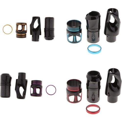 Lightweight Rod Reel Seat Locking Nut Insert Trim Ring DIY Fishing Rod Building Components