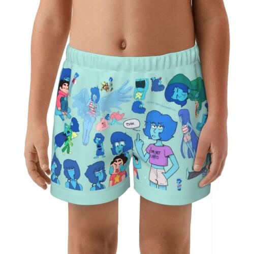 Steven Universe Summer Swimming Trunks boy Swim Trunks Printing Swim Shorts Beach Surf Swimsuit Elastic Bathing Suit Swimwear