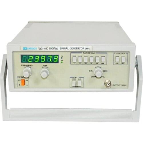 LW TAG-101D 0.1Hz~2MHz Bandwith Low Frequency Signal Generator Adjustable Digital Frequency Signal Generators