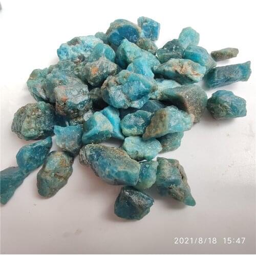 1-2cm Natural Raw Green Blue Apatite Rough Stones Crystal aquarium Stone Decor Gravel Minerals Stones Rough Gemstone Specimen