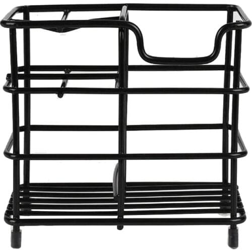 Stainless Steel Toothbrush Holder,Bathroom Toothpaste Holder Stand Multi-Functional for Electric Toothbrush, Black