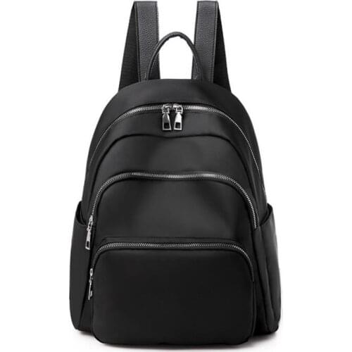 Khamezoa 2021 women new bags female new pure color through popular backpack fashionable female packages travel lady bags