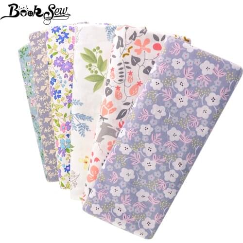 Booksew New Arrivals Sewing Cuted Leaf Design Cotton Fabric Quilting Bedding Tecido Telas Home Textile Patchwork Crafts