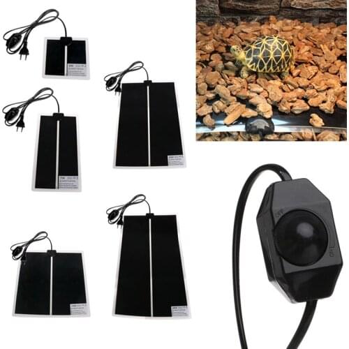 Adjustable Temperature Pet Heating Warmer Amphibians Bed Mat 220-240V EU Plug