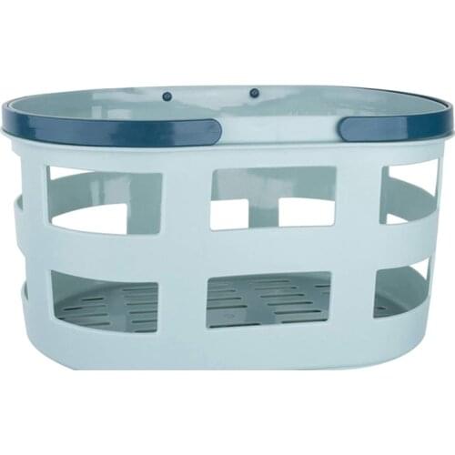 Portable Shower Caddy Tote Plastic Basket with Handle Storage Organizer