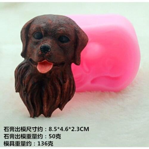 Dog perfumed plaster car out of the air mouth mold cake decorated chocolate mold silicone mold