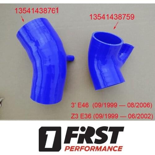 Silicone AIR INTAKE HOSE 13541438761 13541438759 for BMW E46 M56 325ci / E46 M54 330ci 330i 330xi / E36 Z3 3.0i