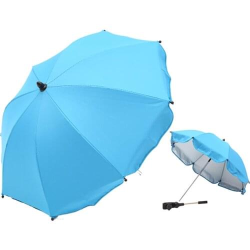 Folding Kids Umbrella Outdoor Baby Sun Parasol Pushchair Covers Baby Stroller Accessory SunProof Rainproof Umbrella Sun Shelter
