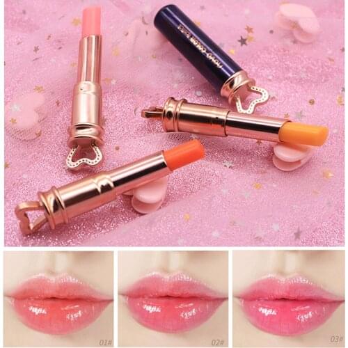 NOVO Waterproof Lip Balm Acid Moisturizing Nourishing Lip Plumper Lip Lines Long-Lasting Makeup Lipstick Cosmetics TSLM2