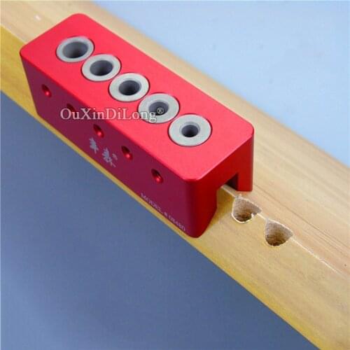 High Quality 5 Holes V-Drill Guides Portable Drilling Guide Kit With Drill Bit Guide Bushings, Guide Size 6mm,7mm, 8mm,9mm,10mm