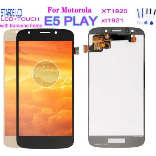 5.2'' For Motorola-Moto E5 Play LCD Display with Touch Screen Display Assembly with Frame For moto E5play XT1920 xt1921 lcd