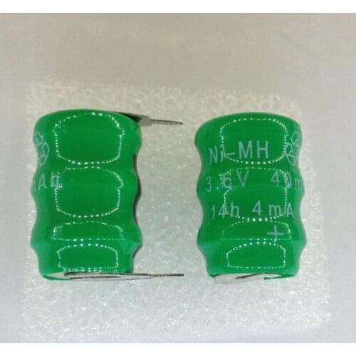 1pcs/lot New Ni-MH 3.6V 40mAh Rechargable Battery Cells