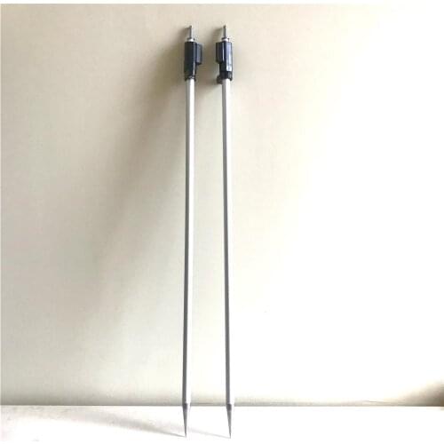2PCS High quality NEW 2.15m length survey prism pole for LEICA total station PRISM Swiss-style tip
