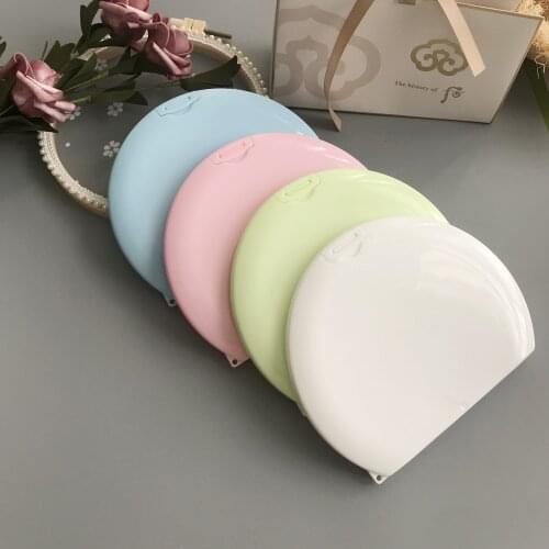 2020 Simple Solid Color Mask Storage Box With Mirror Multifunctional N95 Mask Temporary Storage Box Travel Simple Storage Box