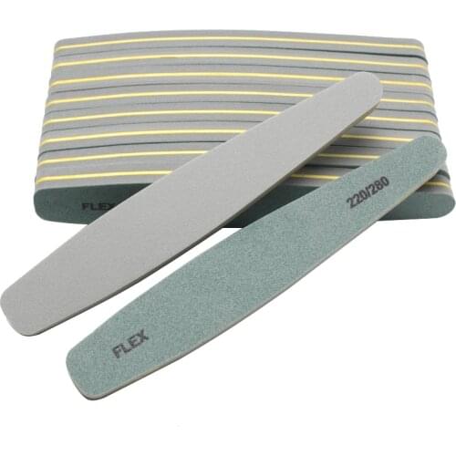 50Pcs Green/Grey Nail Buffer Block Nail Files 220/280 Sponge Diamond File Washable Lime a ongle UV Gel Polish Nail Suppliers