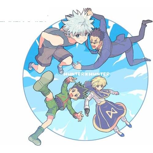 Personality Hunter X Hunter Graffiti Car Sticker Windshield Decal Car Accessories Waterproof for JDM SUV RV Apply To Car Window