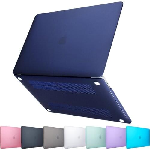 New laptop Case For Apple MacBook Air Pro Retina 13 13.3 15 15.4 16 inchs with Touch Bar CASE+Screen Protector+Keyboard Cover