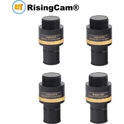0.37X 0.5X 0.75X 1X for choice Focusable Microscope C mount eyepiece adapter with 23.2mm interface