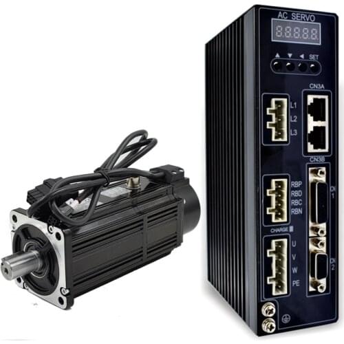Good price servo motor and driver kit for cnc milling machine 750W 2.4NM 3000RPM AC SERVO MOTOR