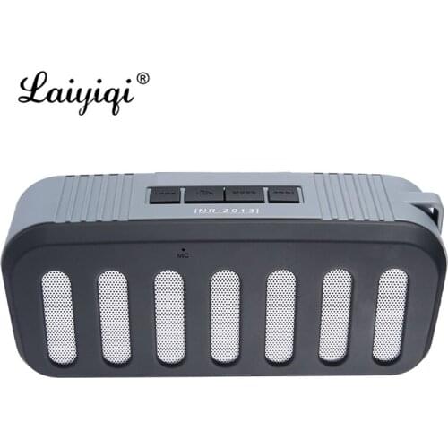 Laiyiqi Mini herdsman square rectangular Bluetooth wireless speaker woofer Radio FM enceinte bluetooth portable puissant bocina
