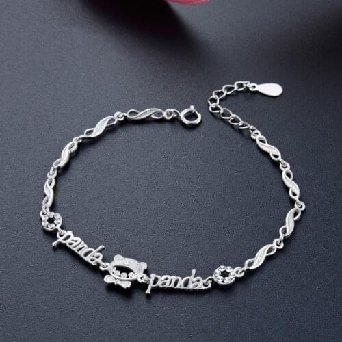 Fashion Bracelet For Women Genuine 925 Sterling Silver Bracelet Jewelry Accessories Anniversary Gift For Lady Party Decoration