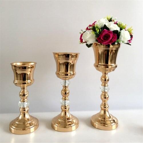 MS Made Metal Flower Vases