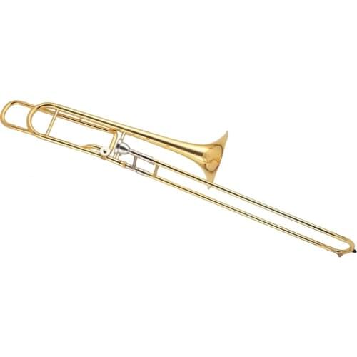 Popular grade reasonable price gold lacquer Tenor Tuning Slide Trombone