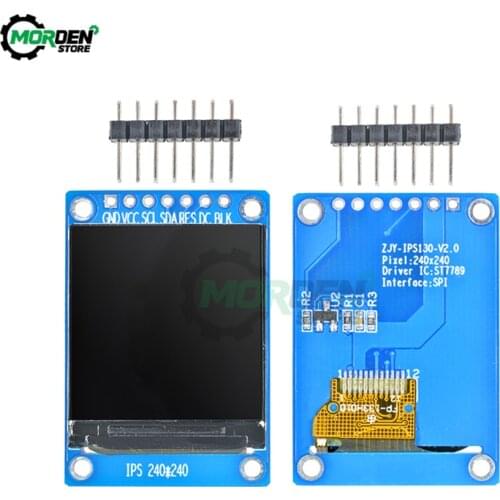 New 1.3 Inch SPI Serial LCD OLED Display Module IPS TFT 240X240 Dot-matrix Full Color RGB HD LCD Screen Drive IC ST7789VW