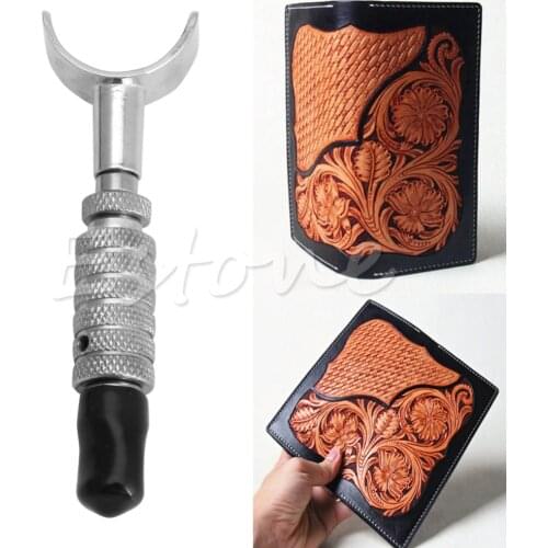 New eathercraft Deluxe Leather Carving Swivel Knife Blade Tool Adjustable Set MAY19