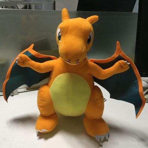 30cm Charizard Plush Doll Pokemoned Stuffed Toy Charmander Dragon Pikachued Doll Dinosaur For Kids Gift