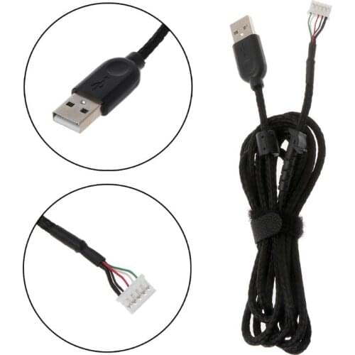 Durable Nylon Braided Line Mouse Cable Replacement Wire for logitech G502 Mouse