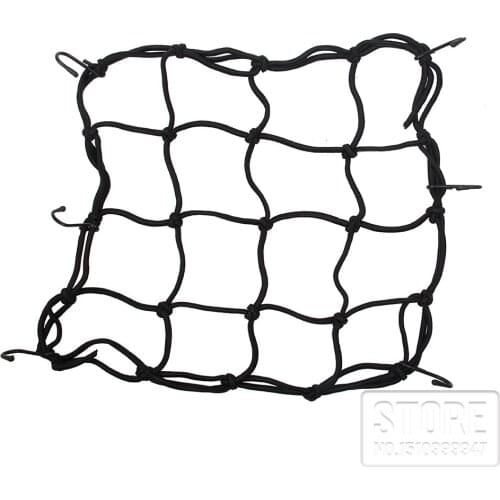 30 * 30cm 6 Hook Motorcycle Cargo Mesh Net Helmet Cargo Luggage Elastic Mesh Web Net Black Helmet Cargo Web Car String New