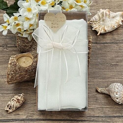 Mevlüt Shawl, Heart Plexiglass, Kraft Acetate Boxed Mothers Day Special Package FREE SHİPPİNG