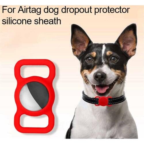 Silicone Airtag Case For Apple Airtag Trackers Protect Sleeve Anti-loss Soft Cover For Airtag Locator Anti-lost Keychain For Pet