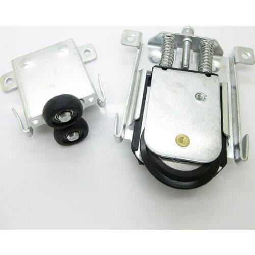Slide Ardrobe Door Pulley Roller Wardrobe Wheel Door Single Wheel Roller Anti-Jump Off Track Solid Wheel Top And Bottom Wheels