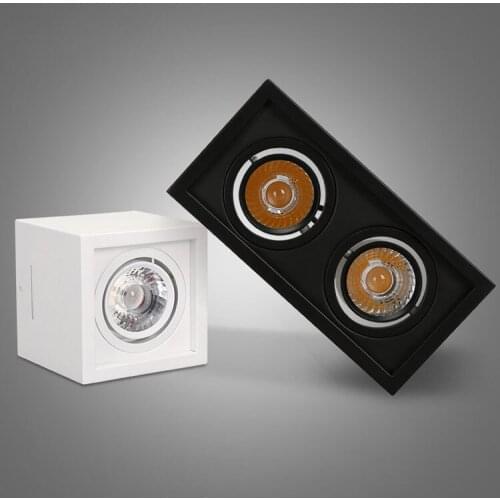 Super brightness AC 85-230V square Surface Mounted LED COB dimmable Downlights 7W 10W 14W 20W LED Ceiling Lamp Spot Light