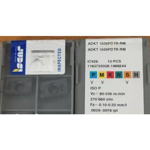 10 PCS CARBIDE INSERT ADKT1505PDTR-RM IC928