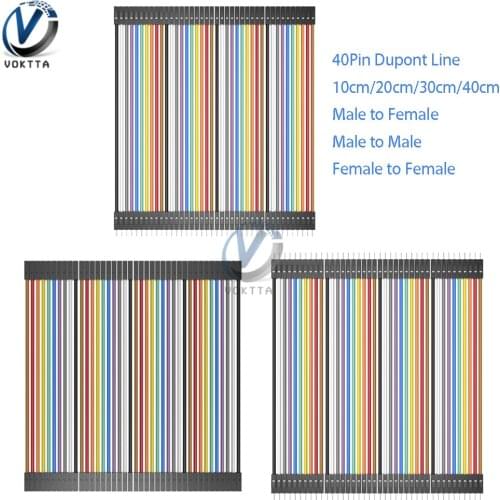 40 Pin Dupont Line 10CM 20CM 30CM 40CM Male to Female/Male to Male/Female to Female Jumper Wire Dupont Cable for Arduino