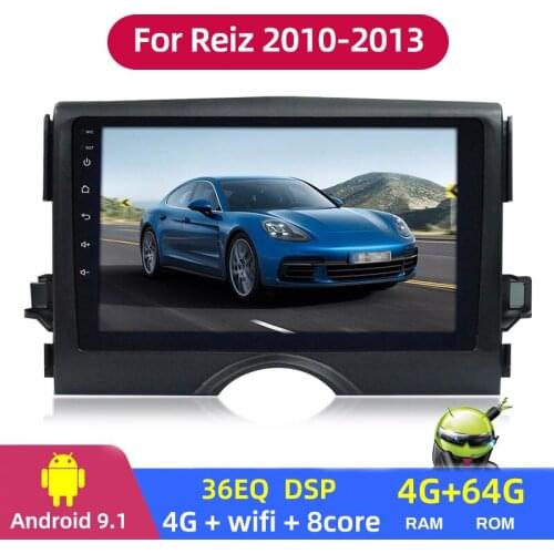 Autoradio Car Radio Multimedia Video Player New 4G+64G All Netcom for Toyota Reiz Android Navigation 8-Core Bluetooth MP5 Player