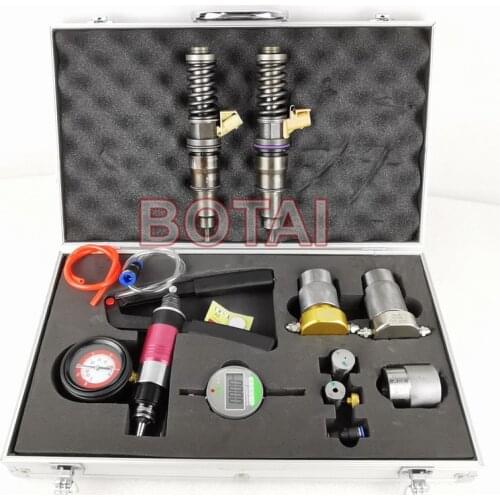 DELPHII VOLVOO EUI E1 E3 INJECTOR CONTROL VALVE LEAKAGE AND AHE STROKE VALVE MEASURE TOOLS, DELPHII 2 PIN 4 PIN INJECTOR TOOLS