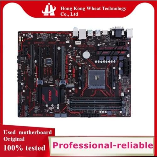 For ASUS PRIME B350-PLUS GAMING Motherboard Socket AM4 DDR4 For AMD B350M B350 Original Desktop Mainboard Used Mainboard