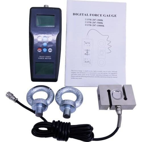 FM-207-1000K Digital Force Gauge With 3 Measurement Unit