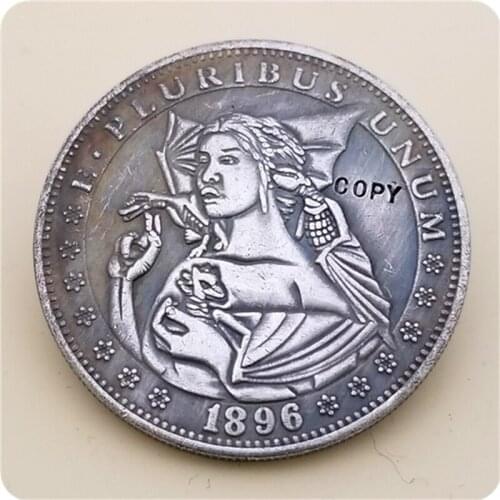 Hobo Nickel Coin 1896-P Morgan Dollar COPY COIN